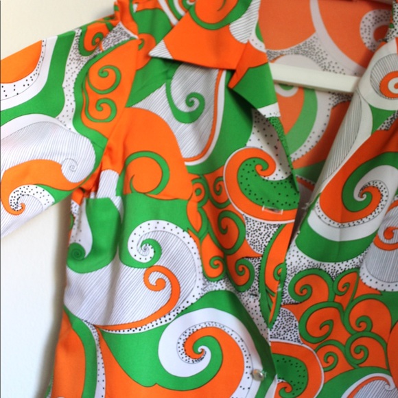 Vintage 70s button up 🕺🪩 - Picture 2 of 7